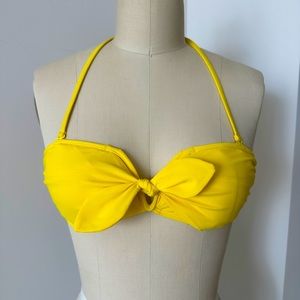 Zimmermann - Swim - Front tie yellow bikini set (size 0)